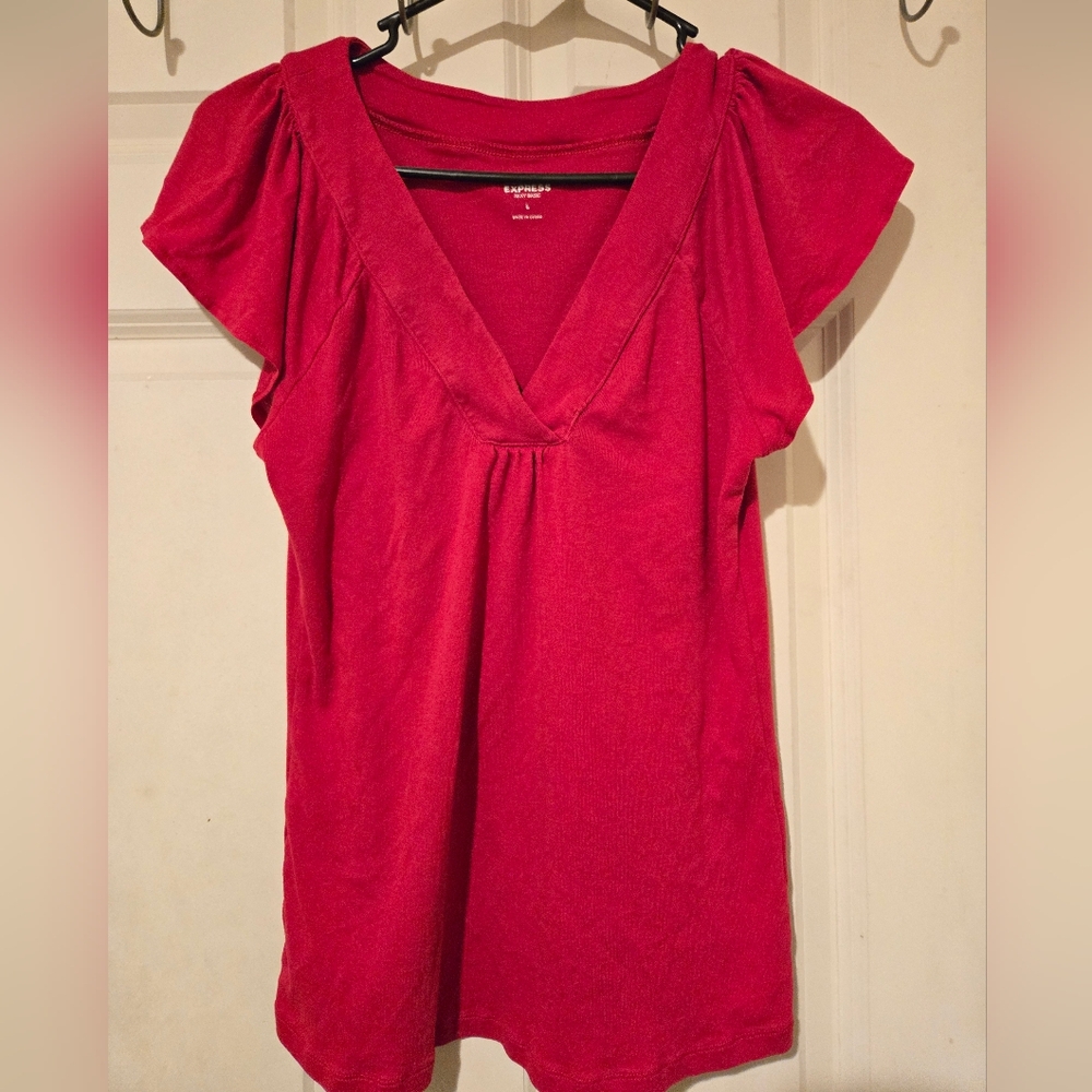 Express Flutter Sleeve Top
